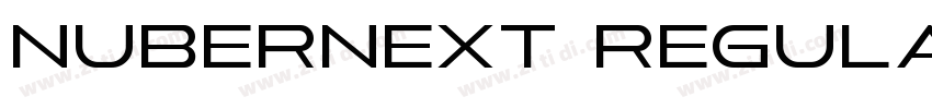 NuberNext Regular Wi字体转换
